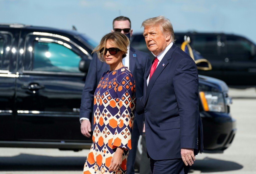 Melania doprovázela Trumpa i na zahraničních cestách