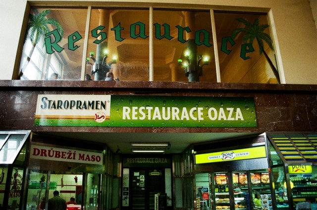 Restaurace Oáza byla jednu dobu kanceláří Ivana Magora Jirouse