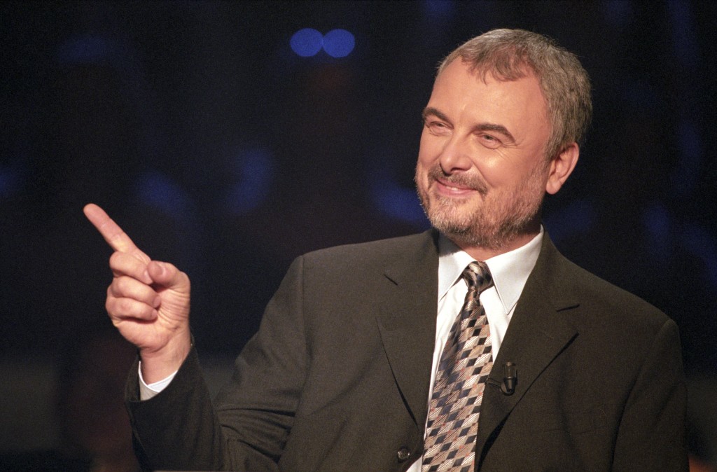 Vladimír Čech jako moderátor pořadu Chcete být milionářem