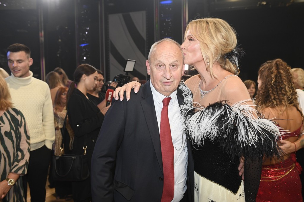 Jan Kraus přišel podpořit svou ženu Ivanu Chýlkovou na soutěž StarDance