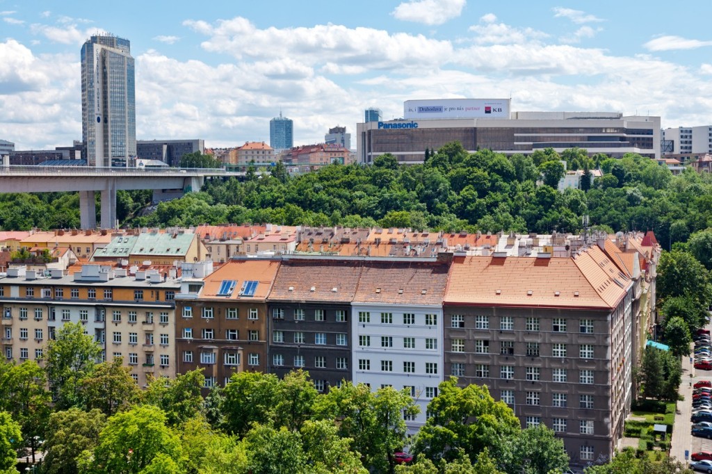 Bývalý Palác kultury nevratně zasahuje do panoramatu Prahy