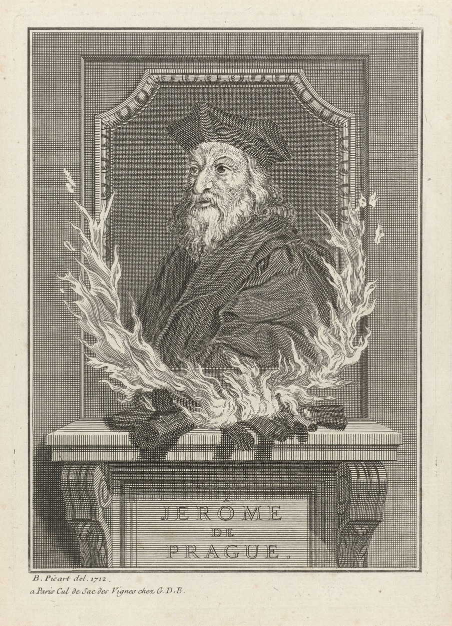 Jeroným Pražský skončil stejně jako mistr Jan Hus