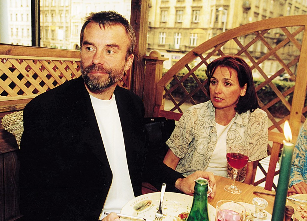 Veronika Freimanová s bývalým manželem Jaroslavem Brabcem v roce 2000