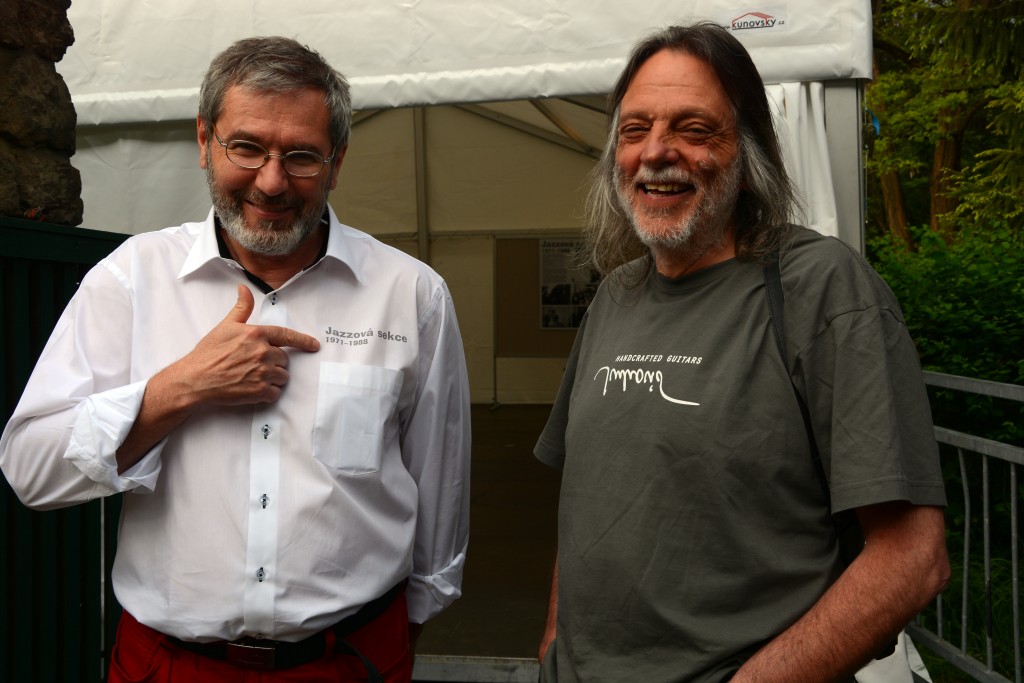 Autoři výstavy Tomáš Křivánek a Ivan Prokop