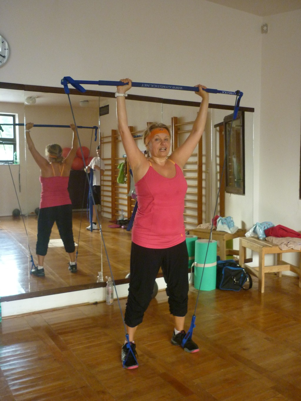 Martina s gymstickem