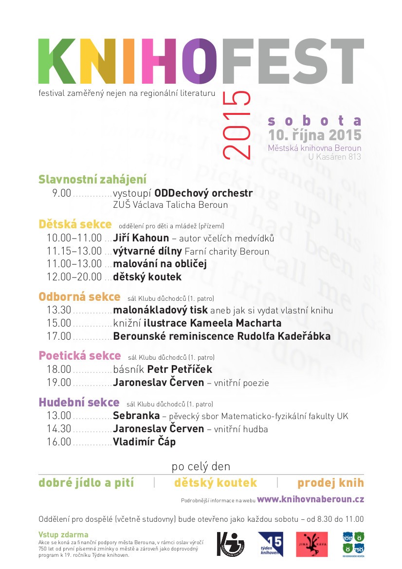 Plakát knihofestu