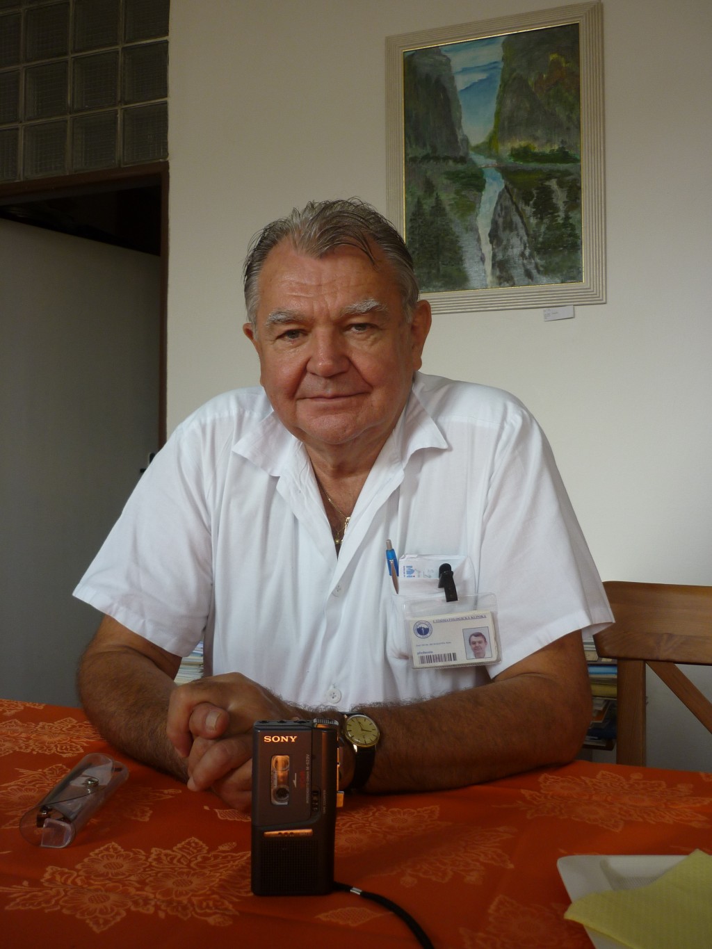 Laskavý člověk a vynikající odborník - to je prof. Mazánek