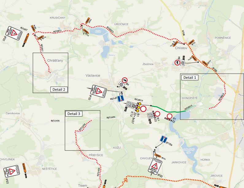 Jak to bude s objížďkou? Stáhněte si mapku v PDF