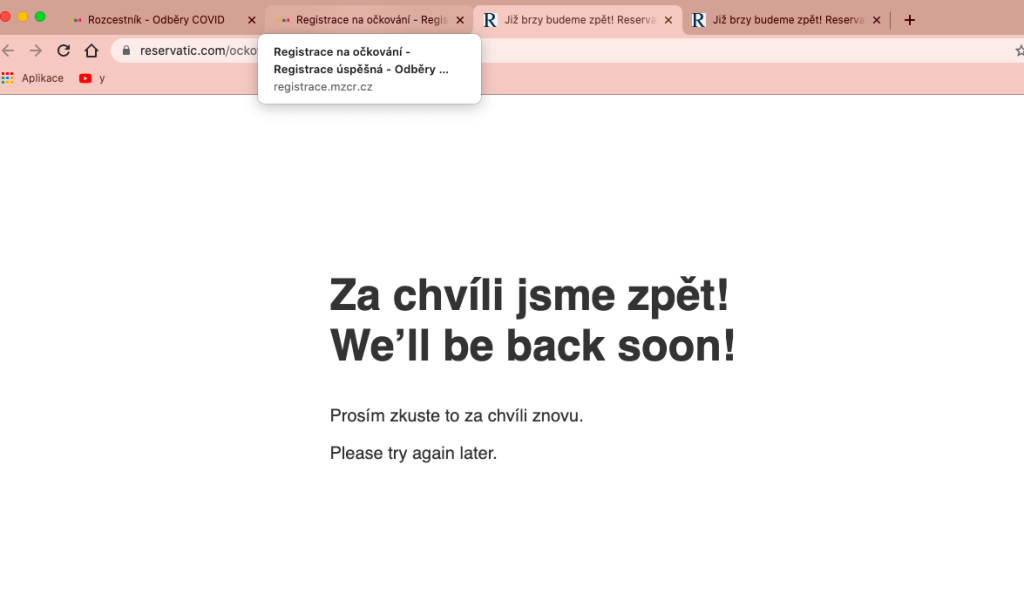 Bohužel zvolit si termín je nemožné