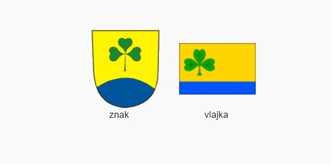 Znak a vlajka města Černošic
