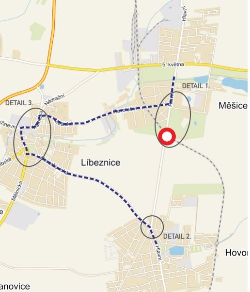 Kudy povede objížďka